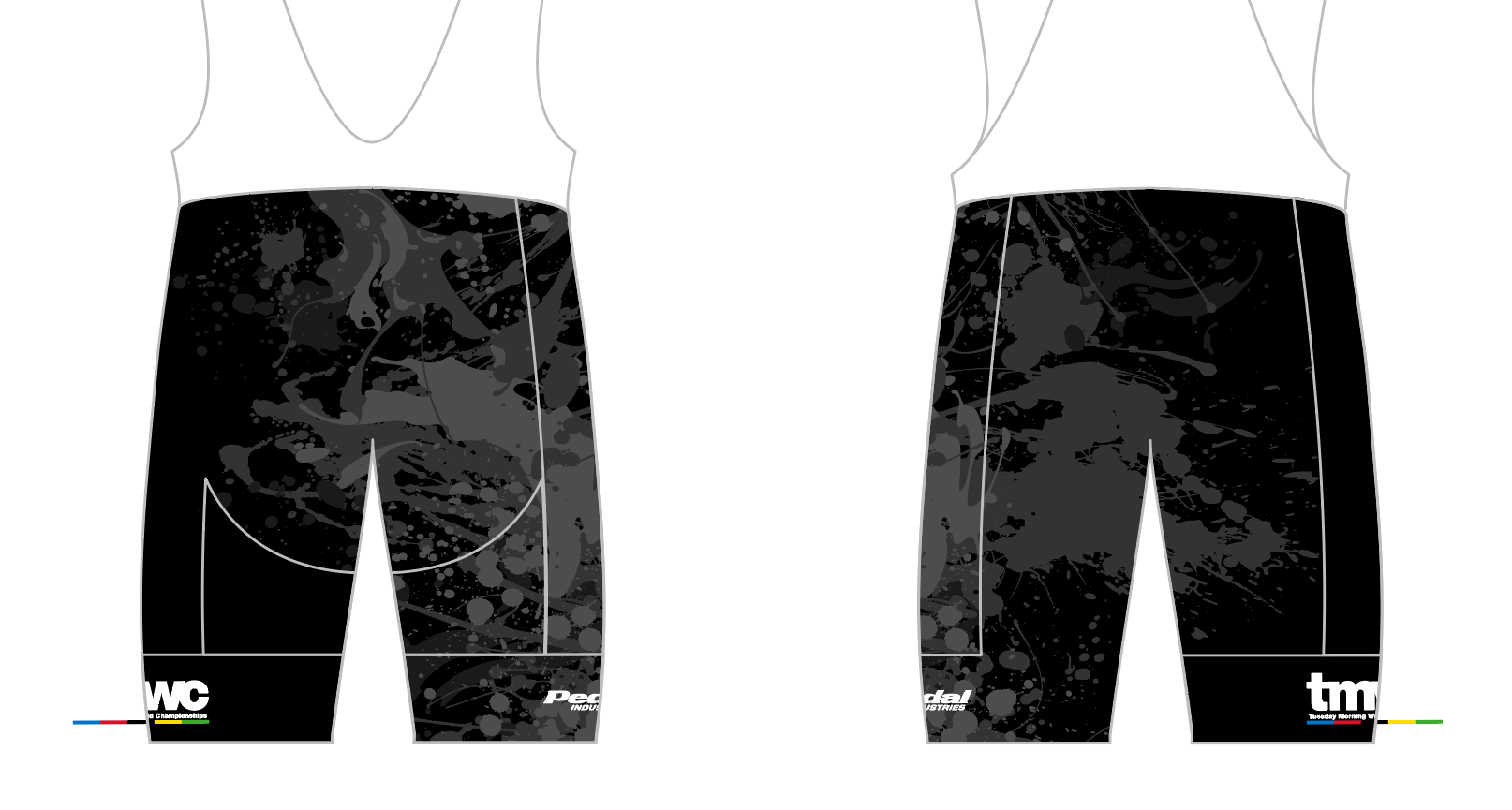 TMWC 20th Year PRO BIB Gray - Ladies